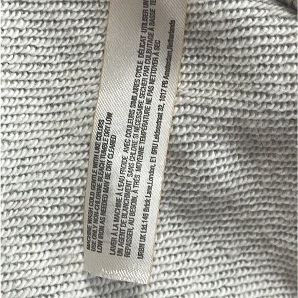 Anthropologie Daily Practice Sport Hooded Mini Dress Sweatshirt Gray L - Picture 8 of 8